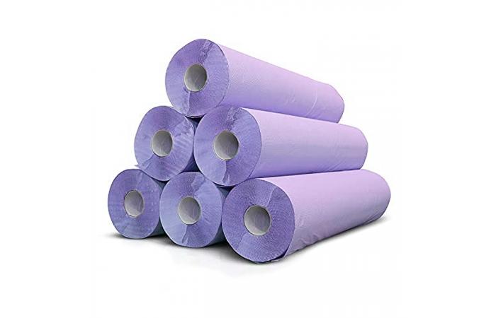 Papel camilla color Lila pack de 6 rollos