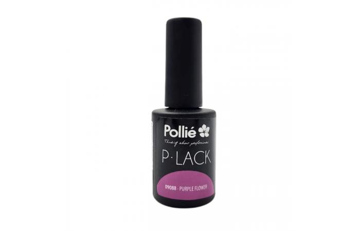 P-lack purple flower esmalte